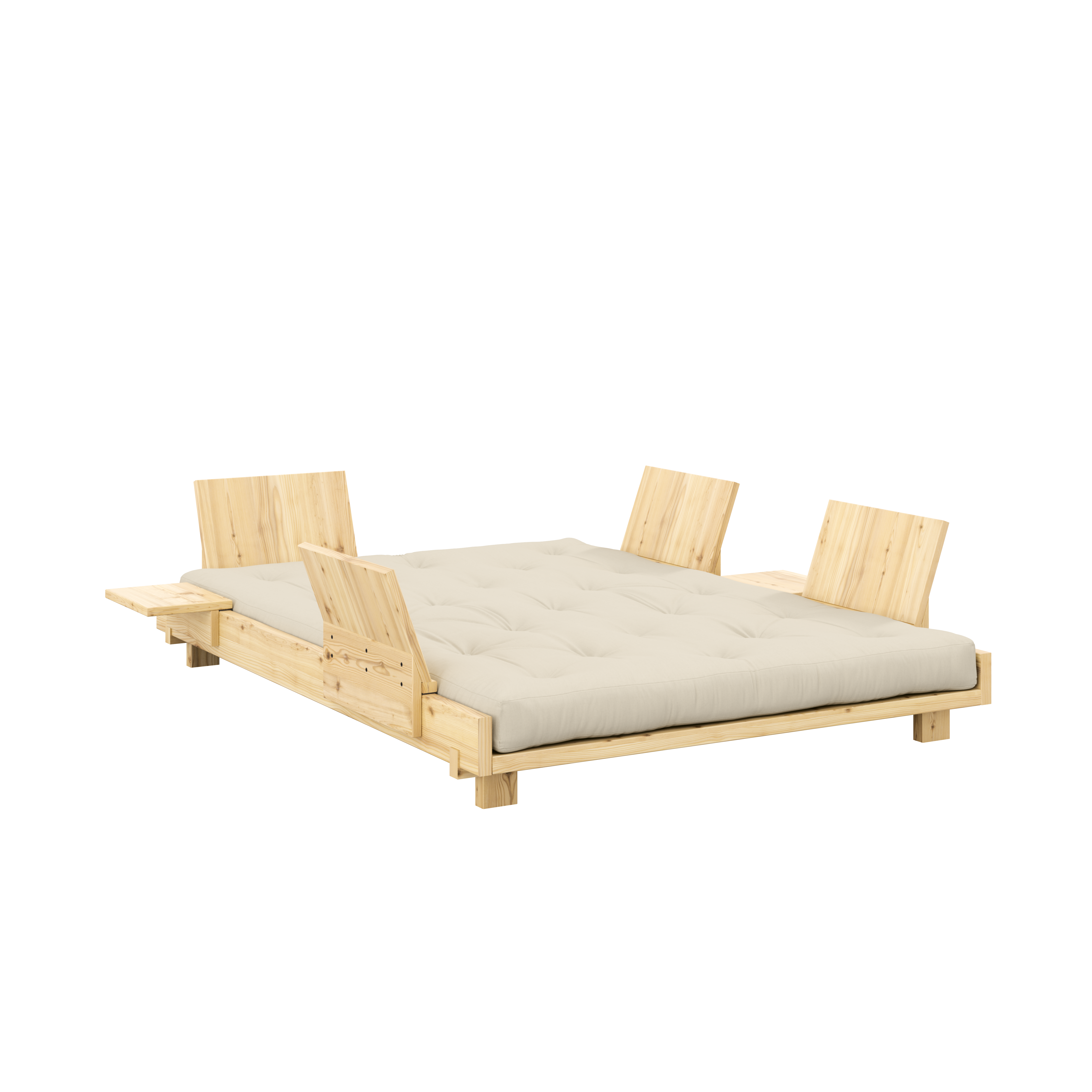 Karupdesign_socialsofabed_withfourbackrests_withtwotables_434101747146_pine_clearlacquered_cottonpolyester_beige_packshot_1.png