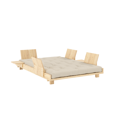 Karupdesign_socialsofabed_withfourbackrests_withtwotables_434101747146_pine_clearlacquered_cottonpolyester_beige_packshot_1.png